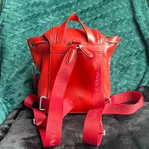 Coach Red Backpack with Sleek Design and Premium Craftsmanship Coach Charter Backpack 24 In Signature Leather – Club de Mode main image 4